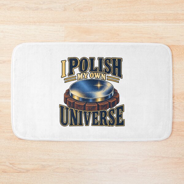 Item preview, I Polish My Own Universe Telescope Pun designed and sold by UrbanCanvvas.