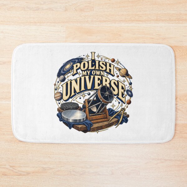 Item preview, I Polish My Own Universe Illustrated Telescope designed and sold by UrbanCanvvas.