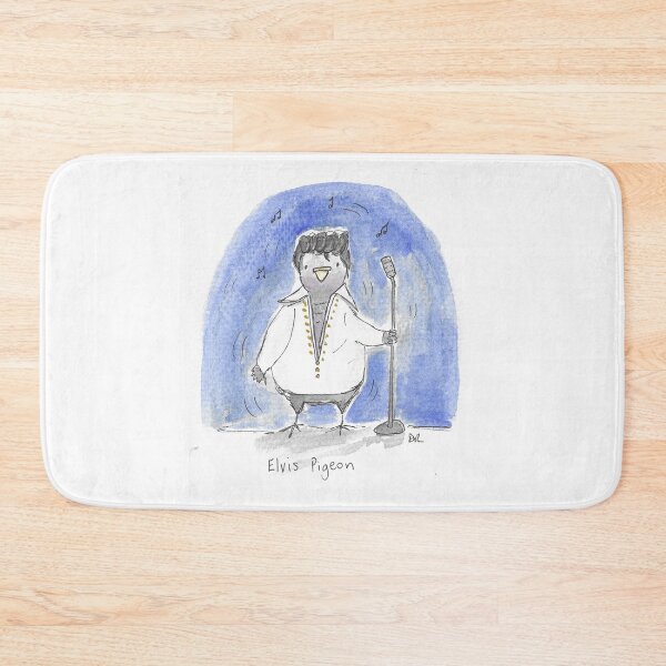Item preview, Elvis Presley Pigeon Illustration designed and sold by DebTheZeb.