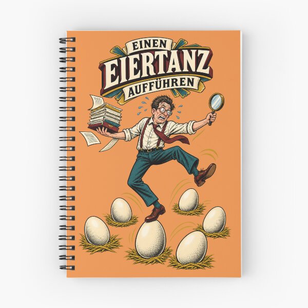 Item preview, Walking on Eggshells Funny Retro Office Humor Comic designed and sold by SVox.