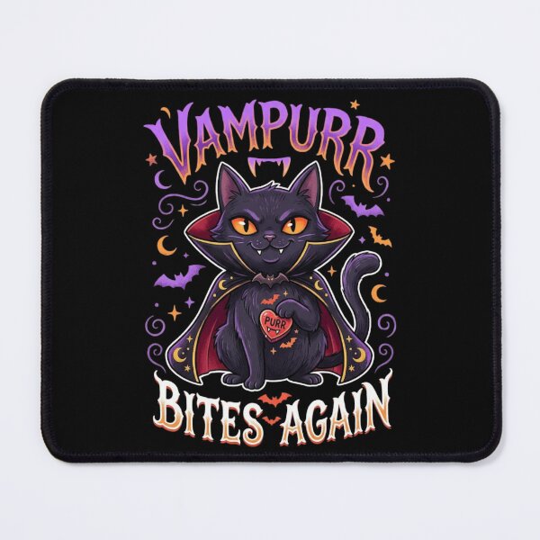 Item preview, Vampurr Bites Again Funny Cat  designed and sold by Zbixu.