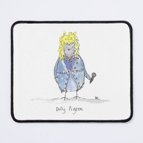 Item preview, Dolly Parton Pigeon Illustration designed and sold by DebTheZeb.