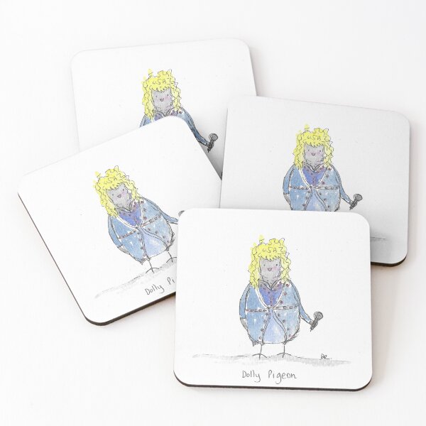 Item preview, Dolly Parton Pigeon Illustration designed and sold by DebTheZeb.