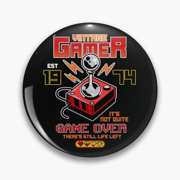 Item preview, Vintage Gamer Since 1974 Funny Birthday Gaming designed and sold by JRRTs.