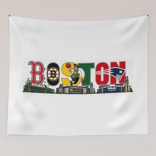 Aperçu de l'œuvre Champions sportifs de Boston créée et vendue par MackandTeez.