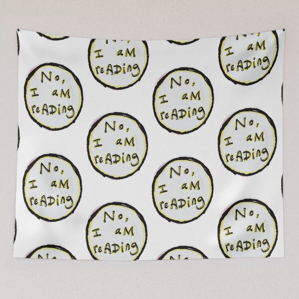 Item preview, No, I am reading. designed and sold by SombreroDoodles.