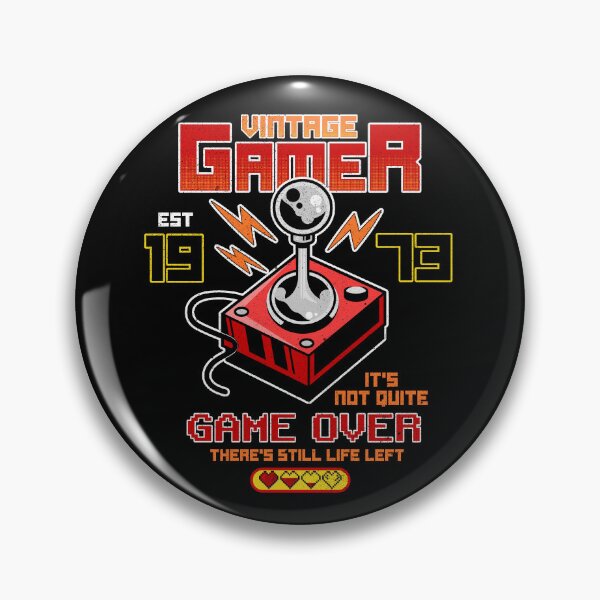 Item preview, Vintage Gamer Since 1973 Funny Birthday Gaming designed and sold by JRRTs.