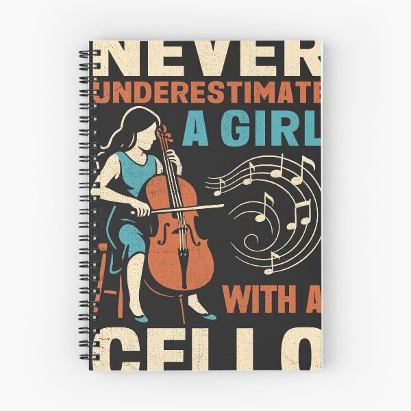Item preview, Never Underestimate a Girl with Cello Funny Cello Design designed and sold by Artful Paws.