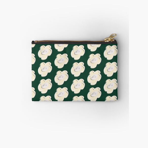 Item preview, Retro Daisy Pattern Scandi Folk - Deep Forest Green designed and sold by CaramelCo.