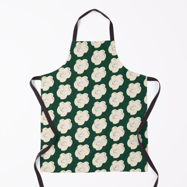 Item preview, Retro Daisy Pattern Scandi Folk - Deep Forest Green designed and sold by CaramelCo.