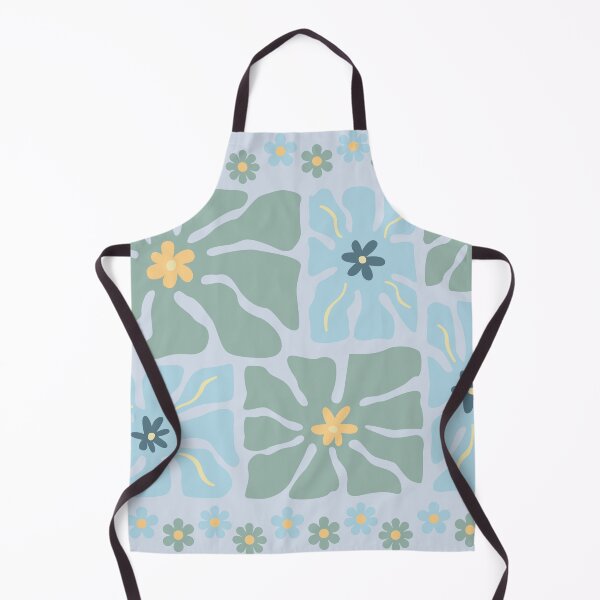 Item preview, Boho floral quads (sky blue/sage) designed and sold by 247DesignStudio.