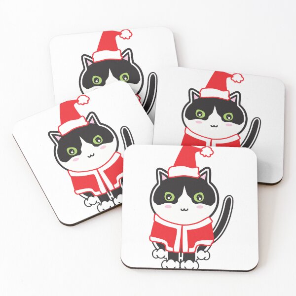Item preview, Santa Claws Cute Santa Christmas Cat designed and sold by Kimonokatt.