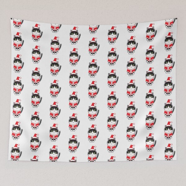 Item preview, Santa Claws Cute Santa Christmas Cat designed and sold by Kimonokatt.
