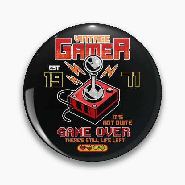 Item preview, Vintage Gamer Since 1971 Funny Birthday Gaming designed and sold by JRRTs.