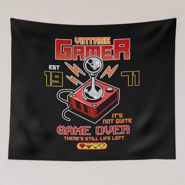 Item preview, Vintage Gamer Since 1971 Funny Birthday Gaming designed and sold by JRRTs.