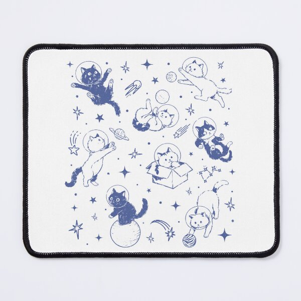Item preview, Space Cats Adventure Pattern designed and sold by StormbornAther.