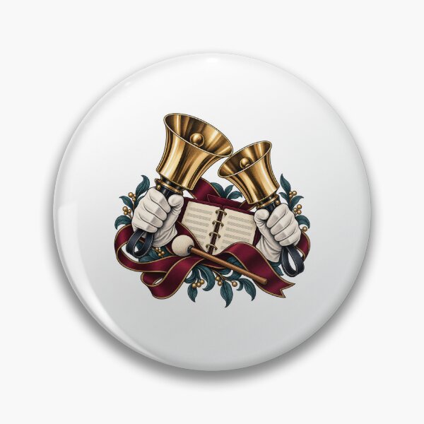 Item preview, Handbell Ringer Choir Workshop Emblem designed and sold by UrbanCanvvas.
