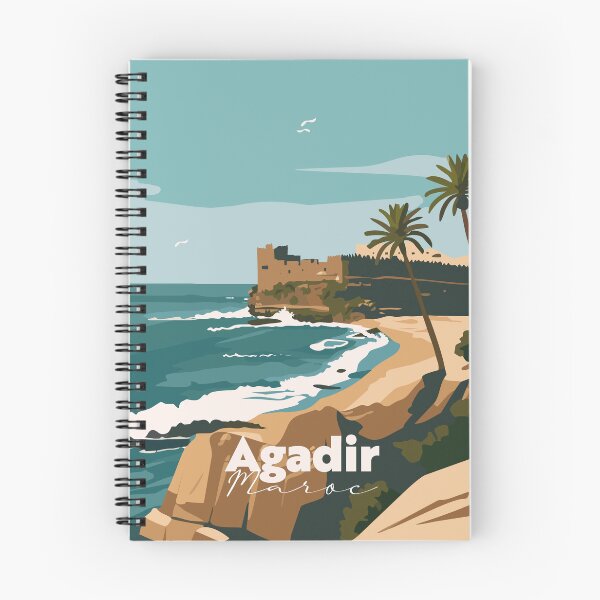 Item preview, Golden Shores of Agadir - Moroccan Coast designed and sold by La Touche d'Evasion.