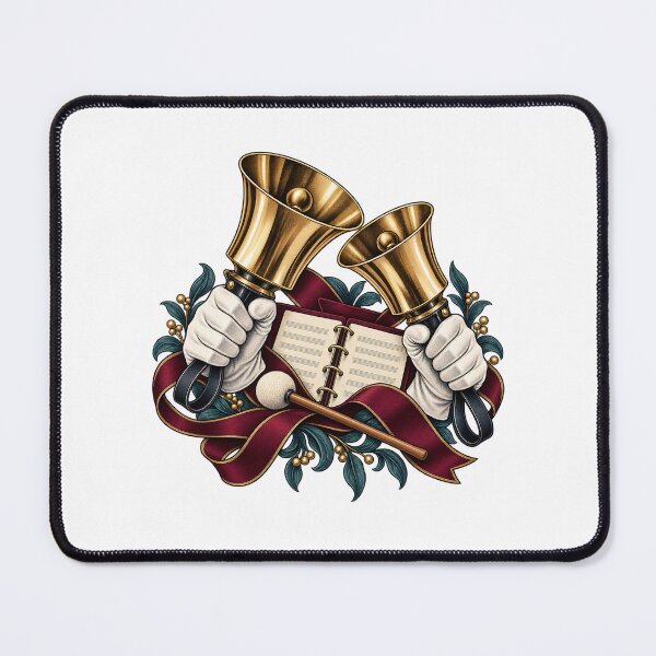 Item preview, Handbell Ringer Choir Workshop Emblem designed and sold by UrbanCanvvas.