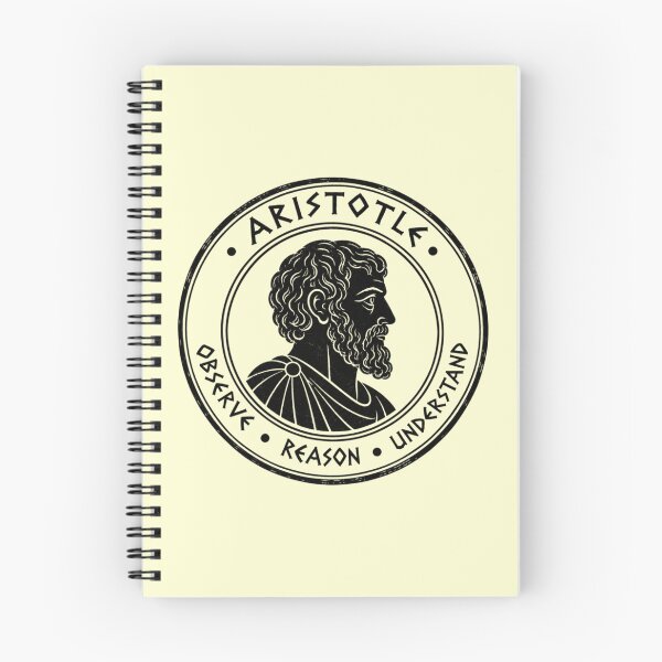 Item preview, Aristotle Vintage Greek Philosophy Art — Observe, Reason & Understand — Ancient Philosopher Emblem. designed and sold by SaraSumi.