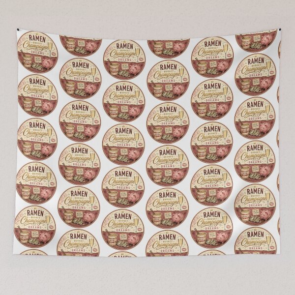 Item preview, College Gift - Ramen Budget Champagne Dreams designed and sold by RedRubyBubble.