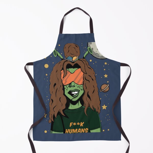 Item preview, Anti human club cosmic Alian girl designed and sold by Studioarmani.