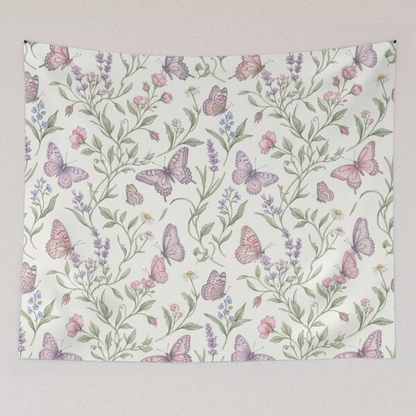 Item preview, Pastel Butterfly Pattern designed and sold by ShivCraftStudio.