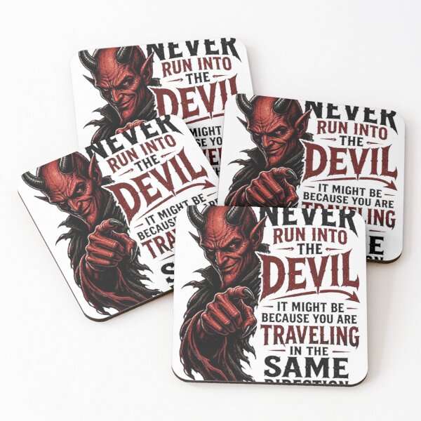 Item preview, Run Into The Devil designed and sold by CRINGEWORTHY TEES.