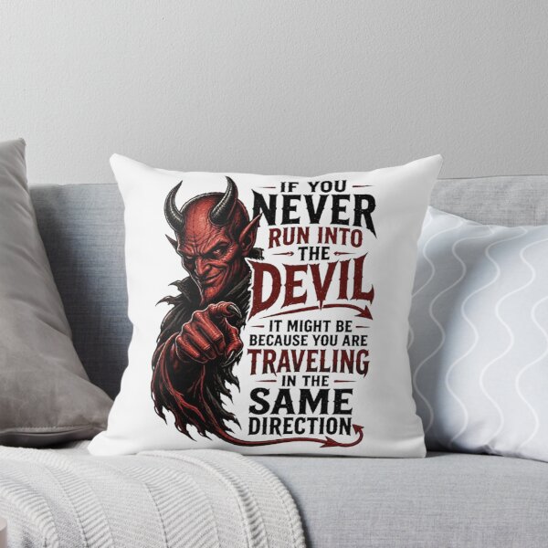Item preview, Run Into The Devil designed and sold by CRINGEWORTHY TEES.