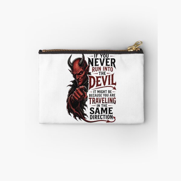 Item preview, Run Into The Devil designed and sold by CRINGEWORTHY TEES.