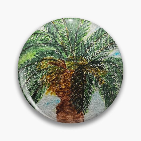 Item preview, Tropical Palm Tree Watercolor – Coastal Beach Art Print designed and sold by BirdandaBrush.