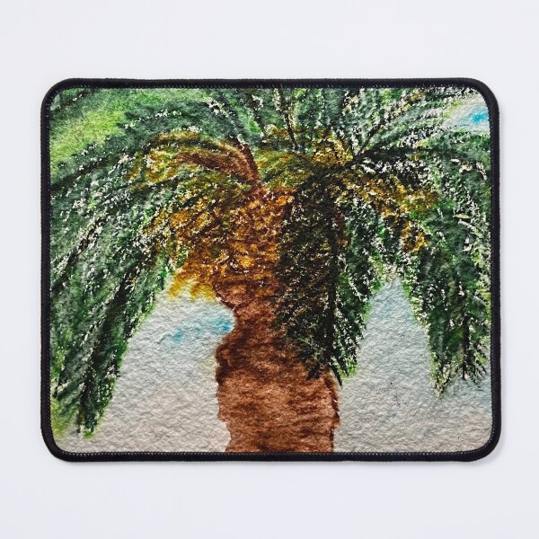 Item preview, Tropical Palm Tree Watercolor – Coastal Beach Art Print designed and sold by BirdandaBrush.