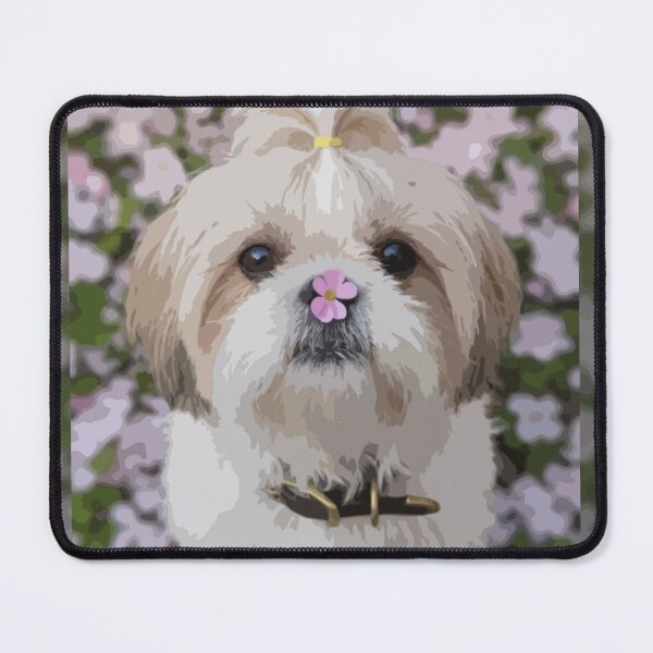 Item preview, Bloom Baby Bloom Shih Tzu Floral Dog designed and sold by PawsAndPallette .
