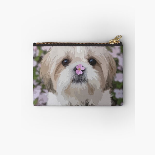 Item preview, Bloom Baby Bloom Shih Tzu Floral Dog designed and sold by PawsAndPallette .
