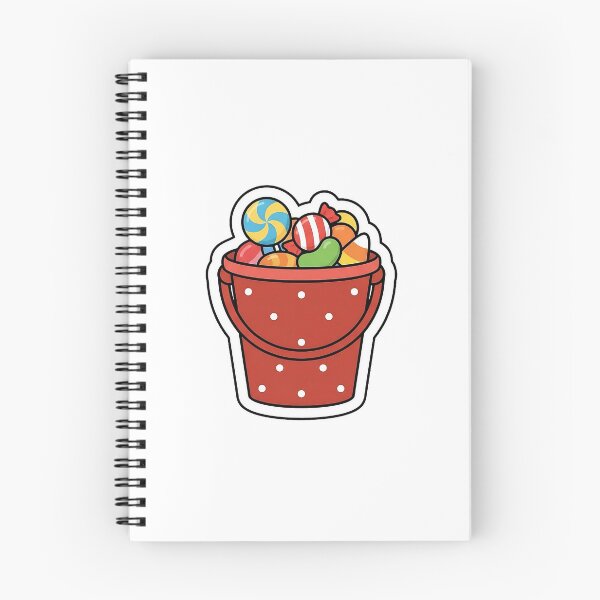 Item preview, Sweet Candy Bucket - Trick or Treat Pail Sticker designed and sold by SimpleP.