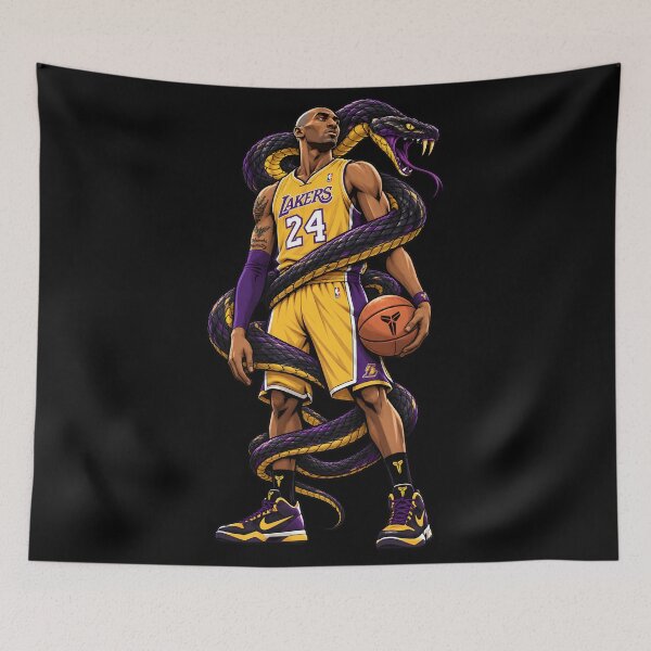Item preview, Black Mamba Basketball Legend – Snake Wrapped Basketball Champion Graphic designed and sold by Leeded.