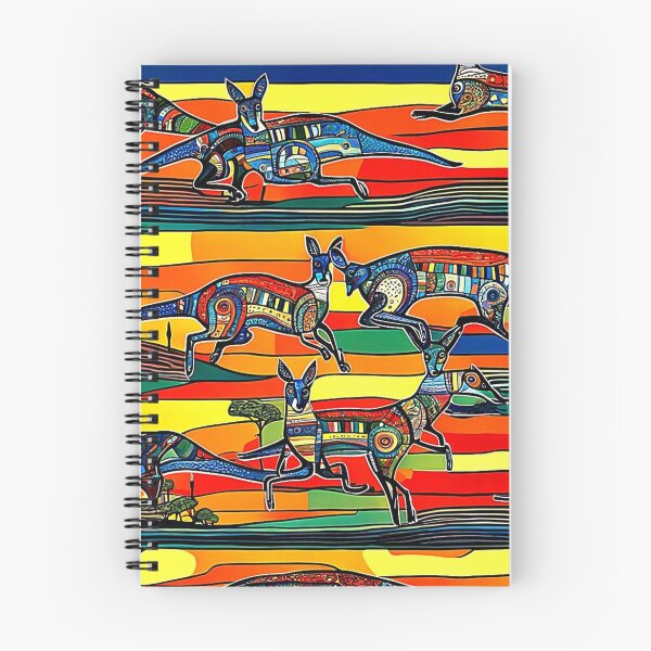 Item preview, Panicking Kangaroos designed and sold by George Hutton Hunter.