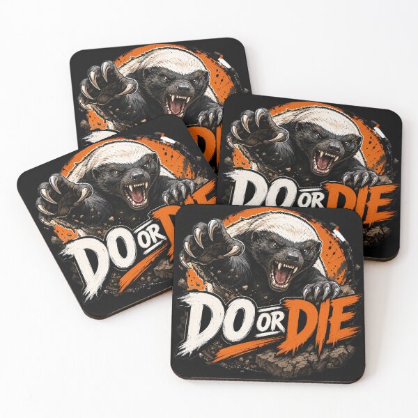 Item preview, Honey Badger Fearless Do or Die designed and sold by PixoNest.