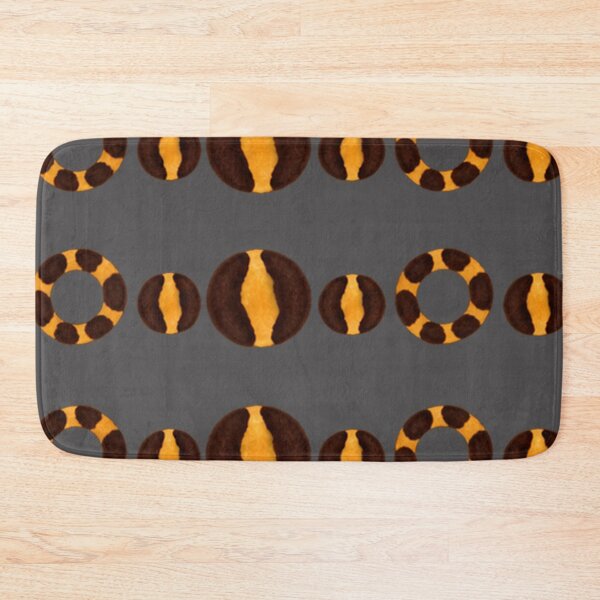 Item preview, Leopard Rosette Circle Stripes – Luxury Animal Print Pattern  designed and sold by annenambiro.