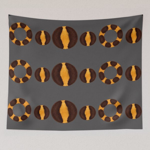 Item preview, Leopard Rosette Circle Stripes – Luxury Animal Print Pattern  designed and sold by annenambiro.