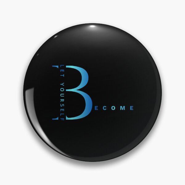 Item preview, Let Yourself Become Blue Monogram Typography designed and sold by RenetteWickStudio.