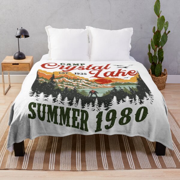 Item preview, Camp Crystal Lake Summer 1980 Vintage Horror Campin designed and sold by sanasoniro.