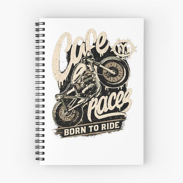 Item preview, Cafe Racer Born to Ride Vintage Motorcycle Art designed and sold by DesignArtist.ia.