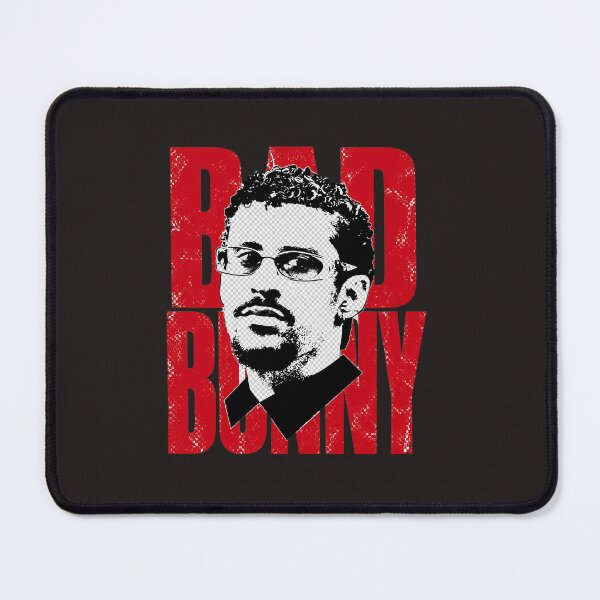 Item preview, Bad Bunny El Conejo Malo Portrait Red Distressed Graphic designed and sold by DYALEEZ-XCR.