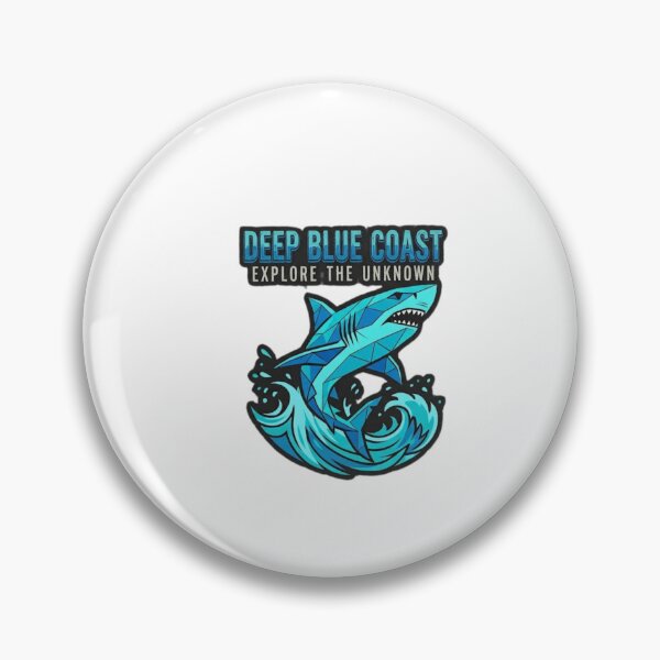 Item preview, Deep Blue Coast Ocean Shark designed and sold by UrbanKosi.