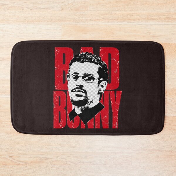 Item preview, Bad Bunny El Conejo Malo Portrait Red Distressed Graphic designed and sold by DYALEEZ-XCR.