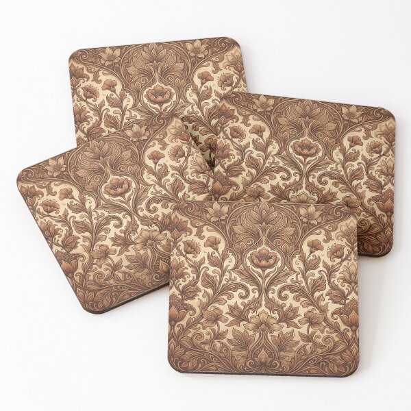 Item preview, Ornamental floral relief art designed and sold by Sigtrix.