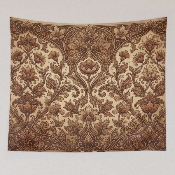 Item preview, Ornamental floral relief art designed and sold by Sigtrix.