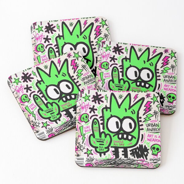 Item preview, Graffiti Rebel Surge: The Neon Gremlin Throwing Full Street‑Lore Voltage designed and sold by Print Fiction.