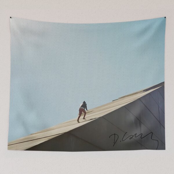 Item preview, Person climbing a concrete structure designed and sold by deandrecrollin.